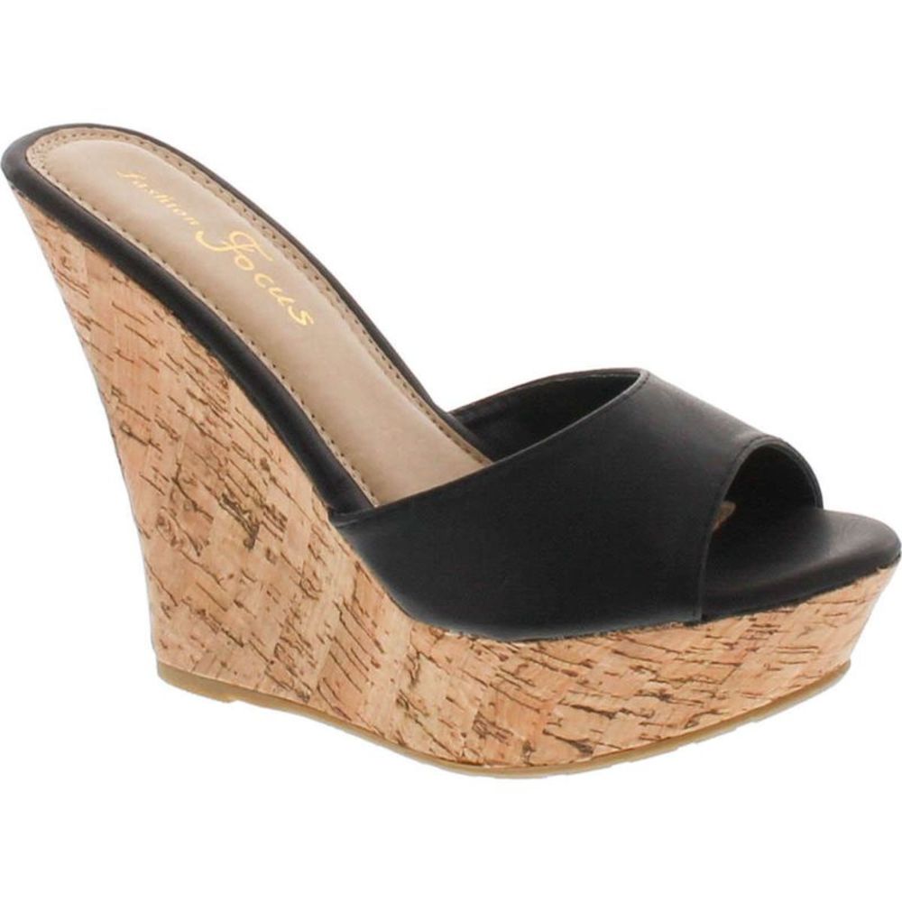 Fashion Focus Ardo-42 Black Womens sandals 8.5 NEW